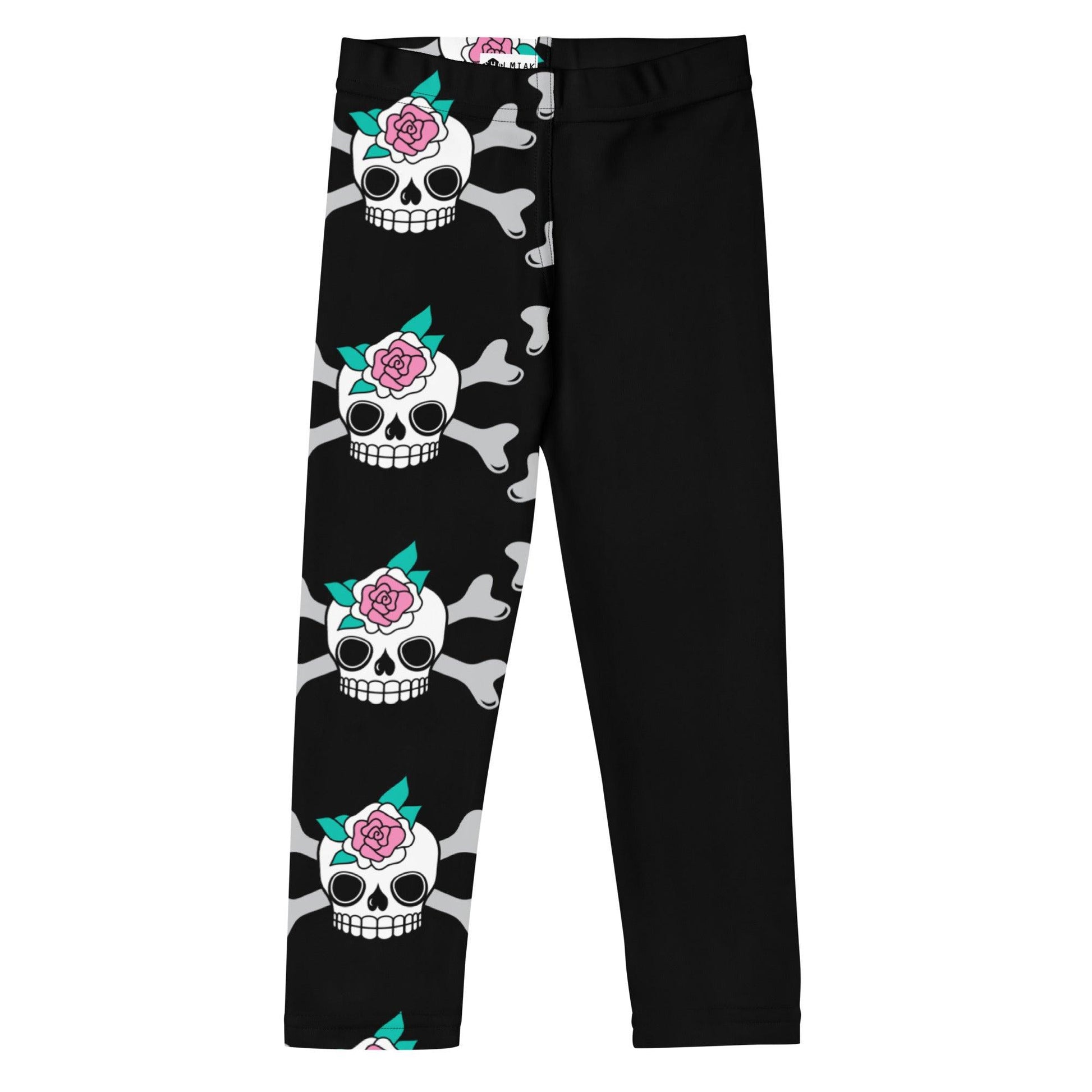 Kids' Leggings - SKULLROSE black