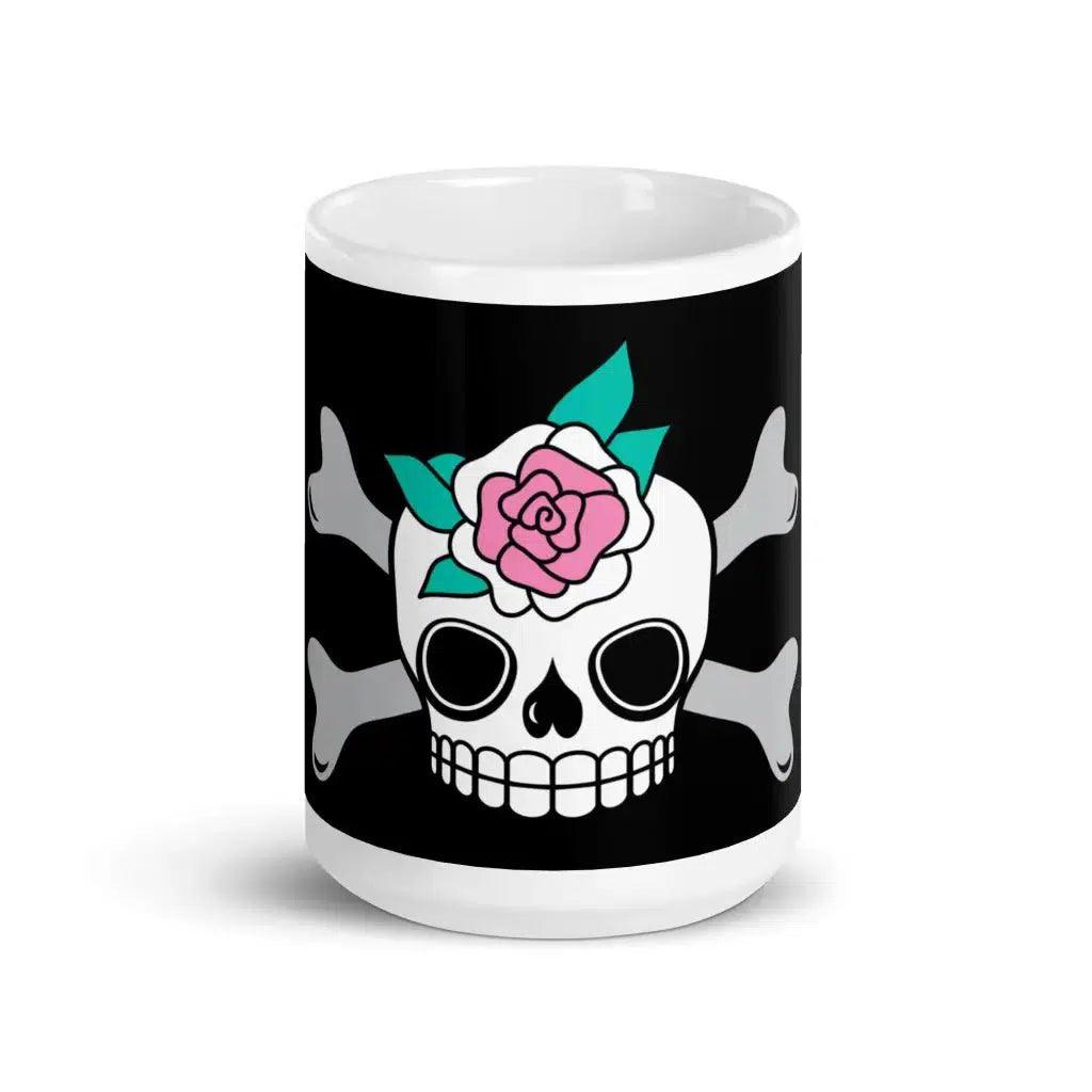 Mug - SKULLROSE black