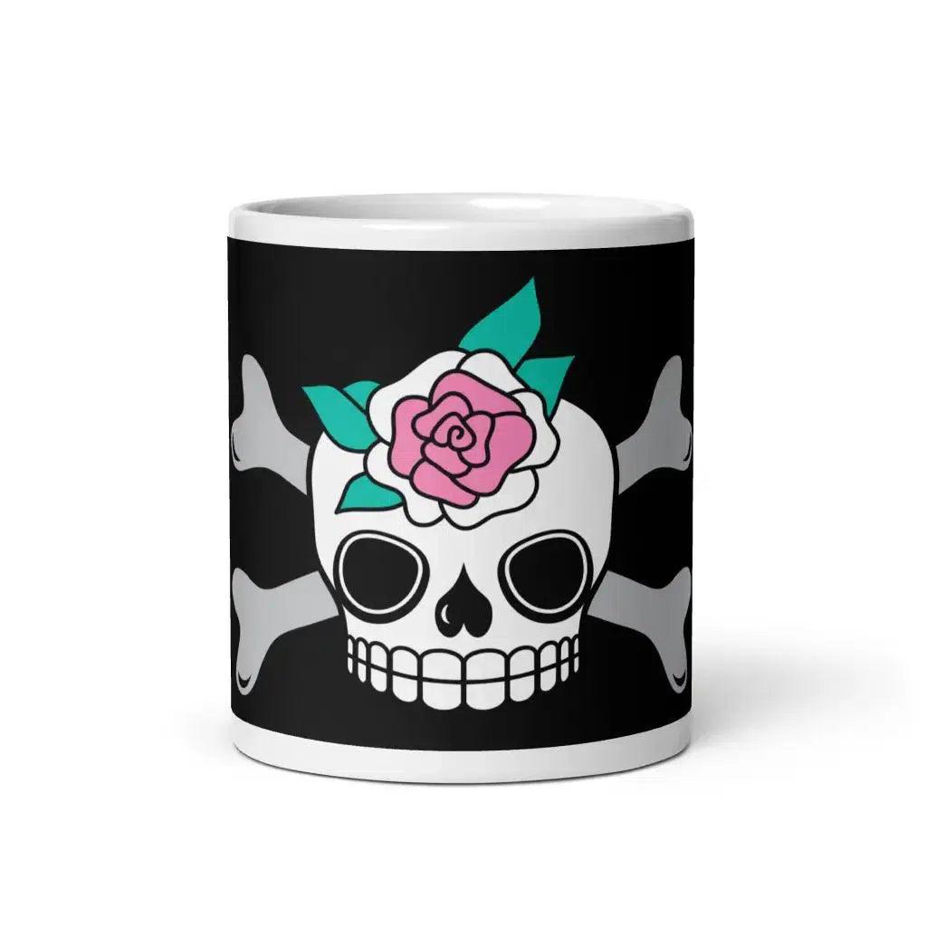 Mug - SKULLROSE black
