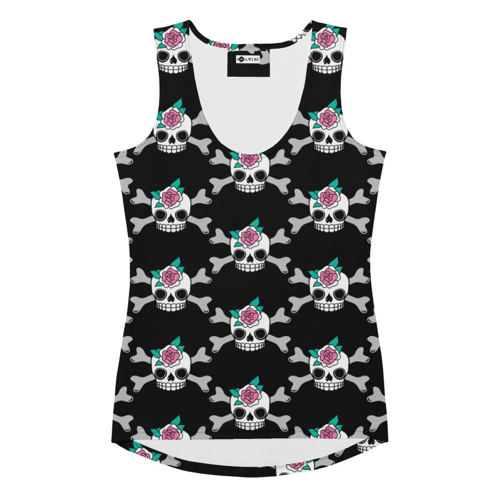 Tank Top - SKULLROSE black