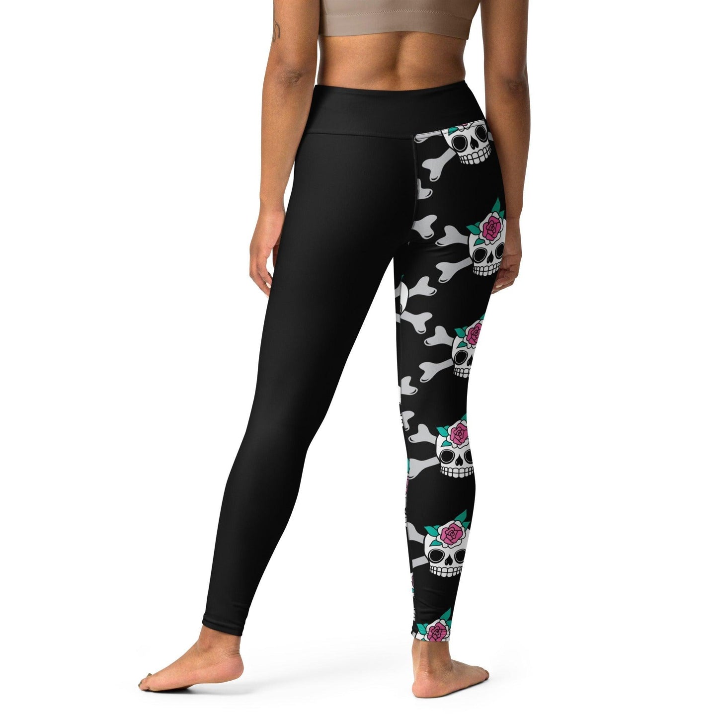 Yoga Leggings - SKULLROSE black