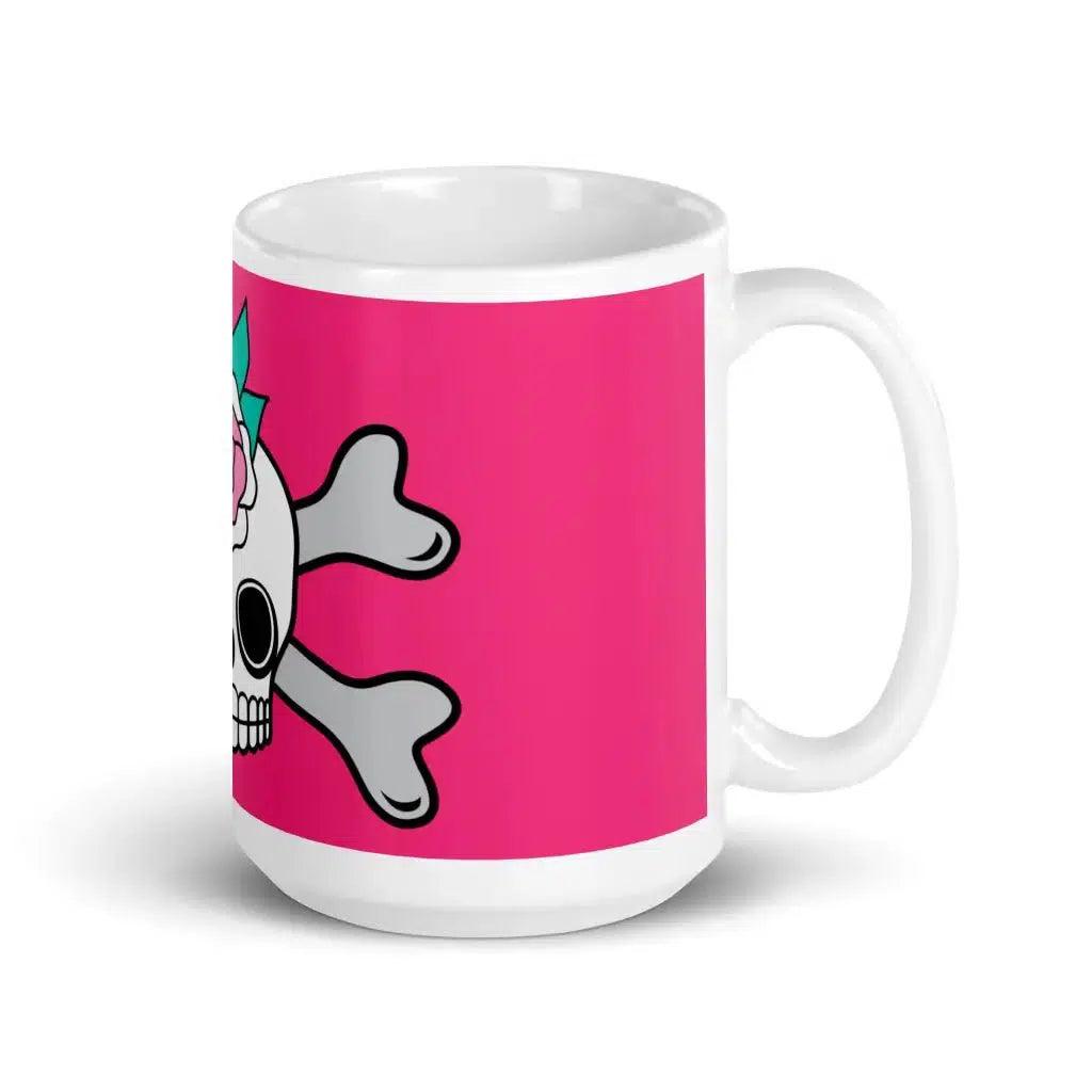 Mug - SKULLROSE pink