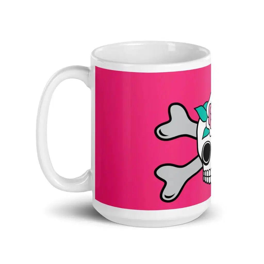 Mug - SKULLROSE pink