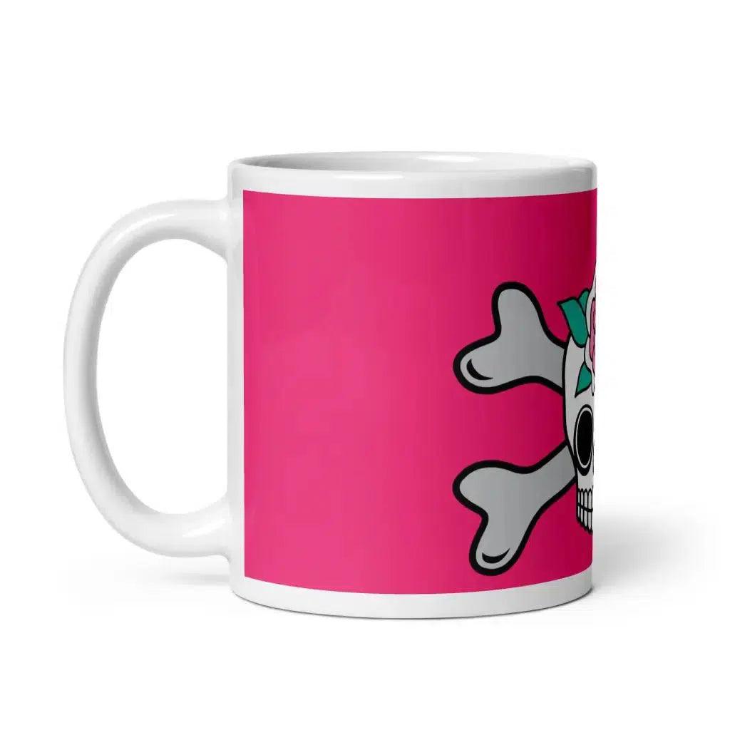Mug - SKULLROSE pink
