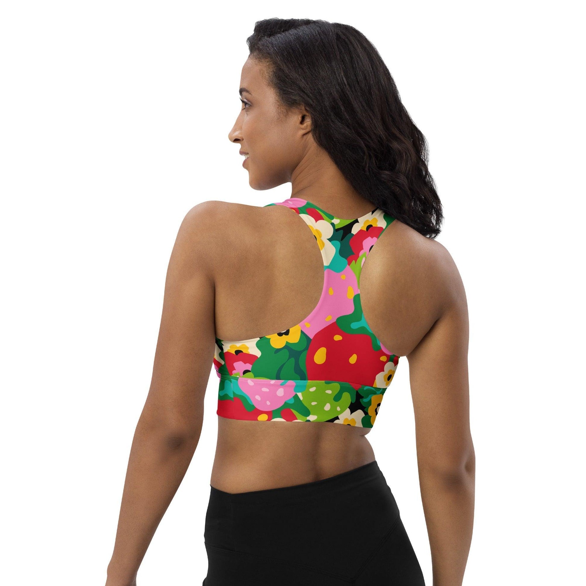 Sports Bra - BERRYLEI - Colorful Strawberry Print