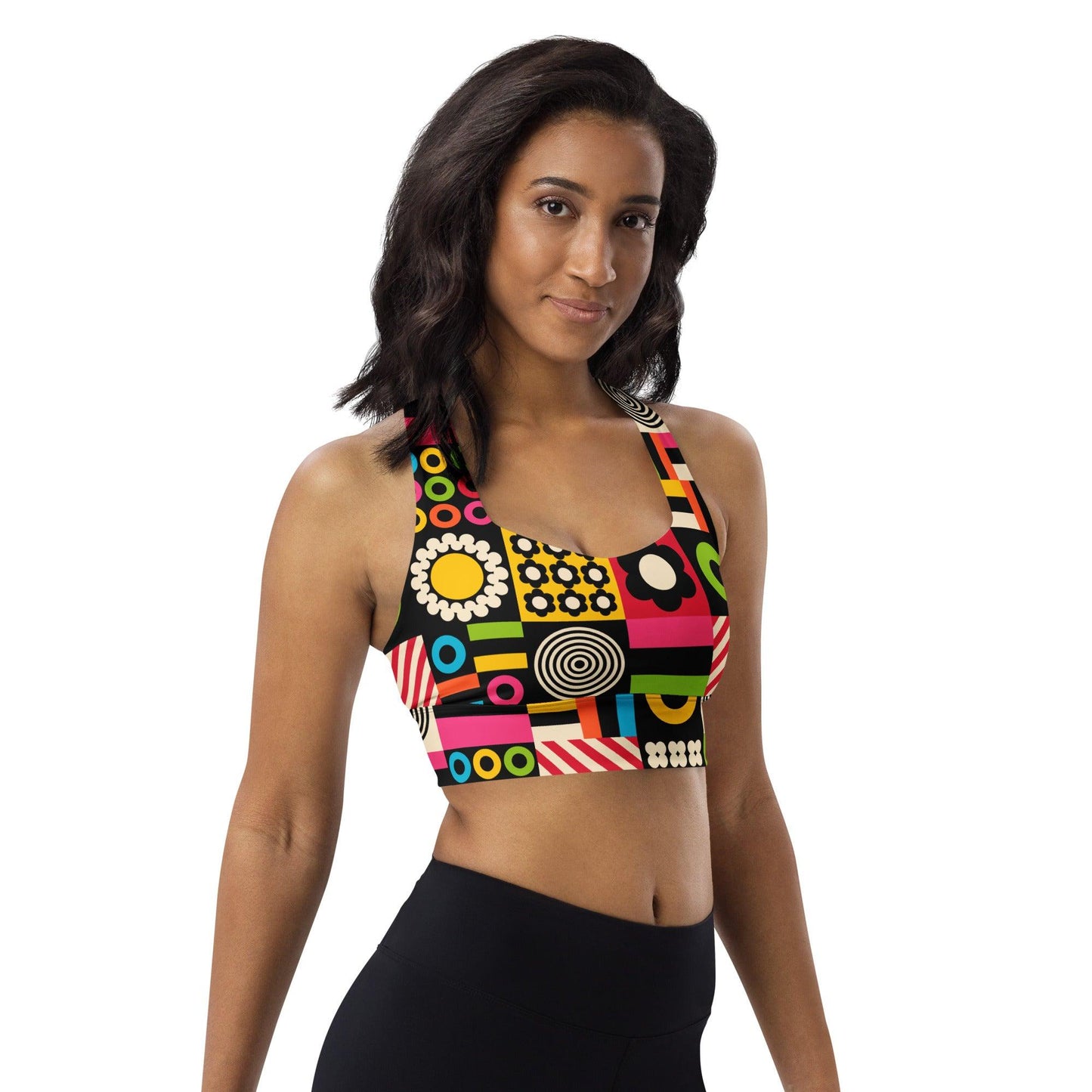 Sports Bra - CANDYBOX - Bold Candy Shapes
