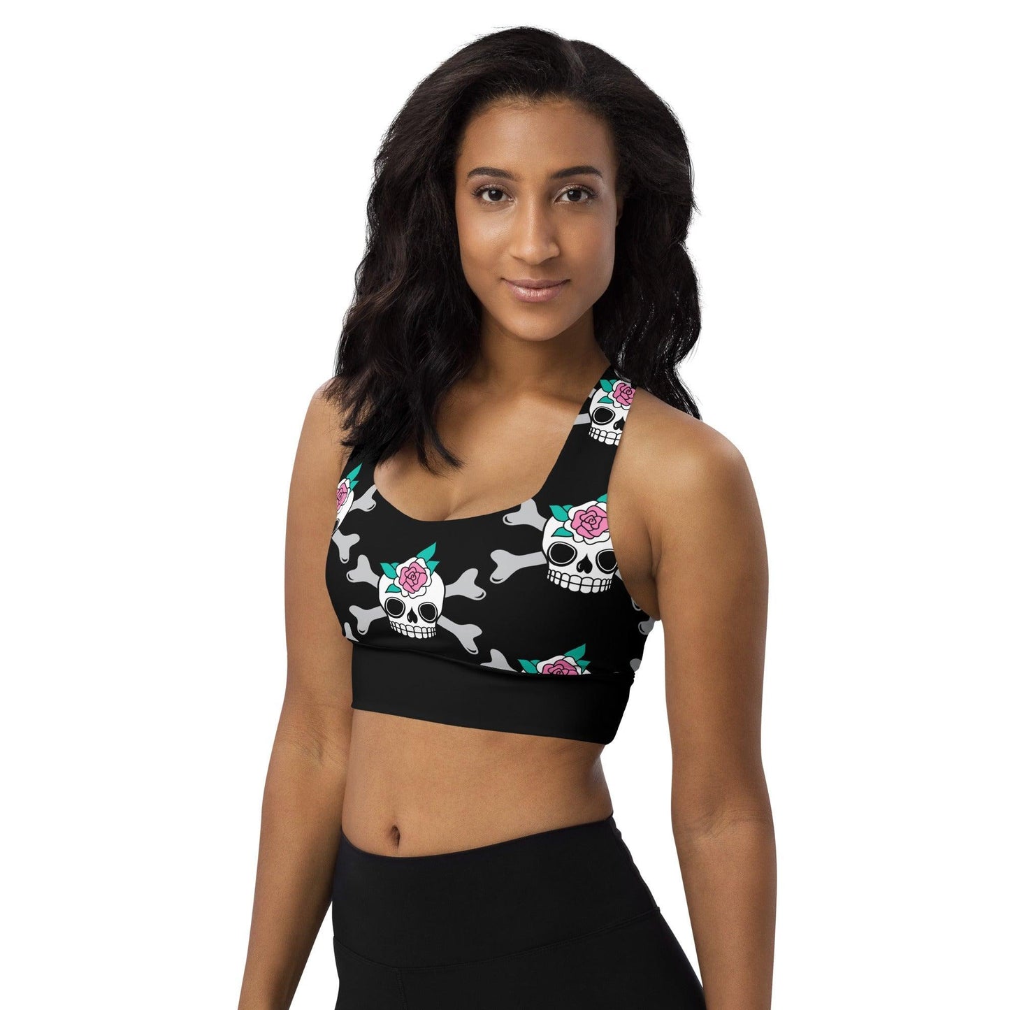Sports Bra - SKULLROSE black