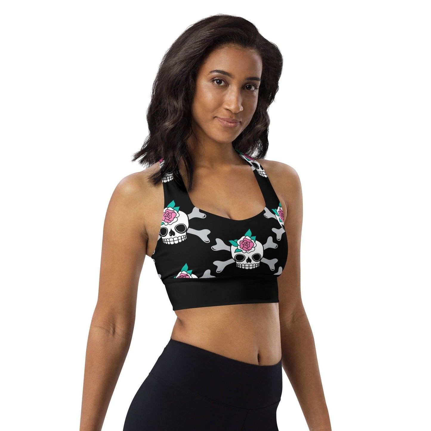 Sports Bra - SKULLROSE black