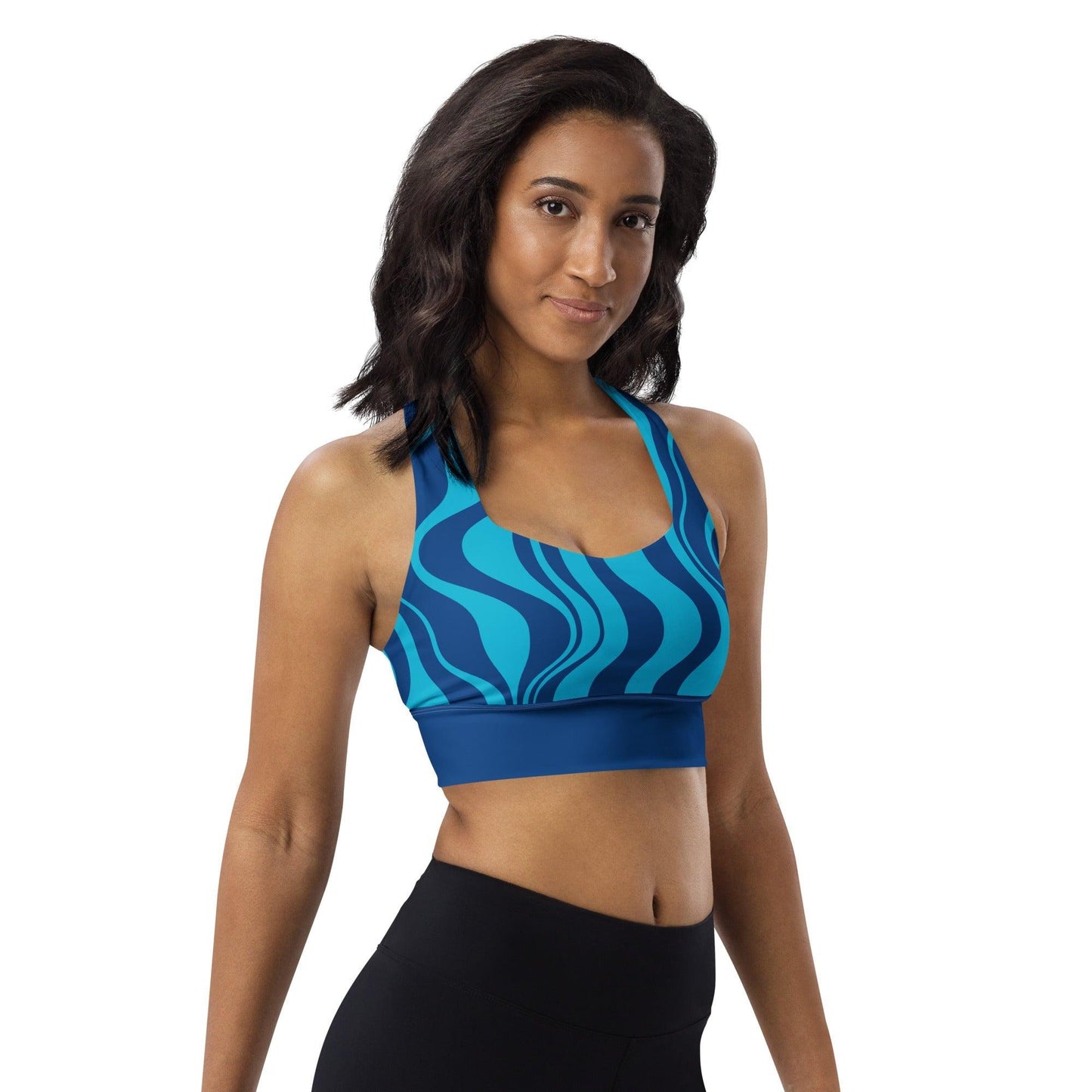 Sports Bra - WAVY blue