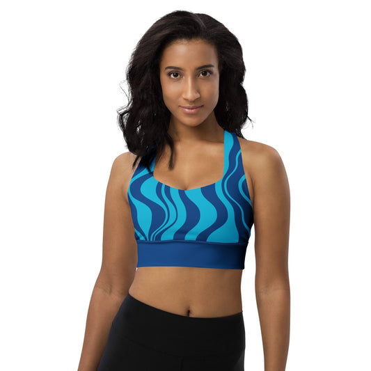 Sports Bra - WAVY blue
