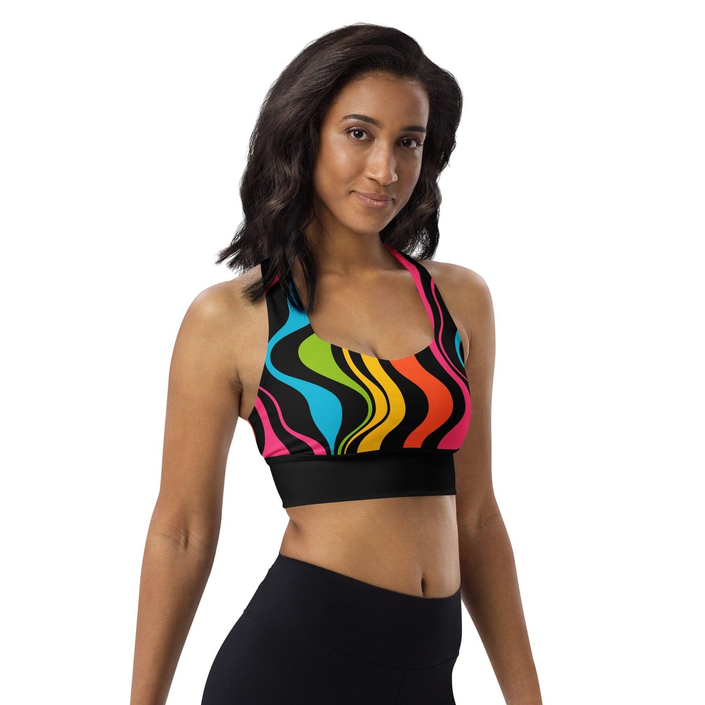 Sports Bra - WAVY rainbow