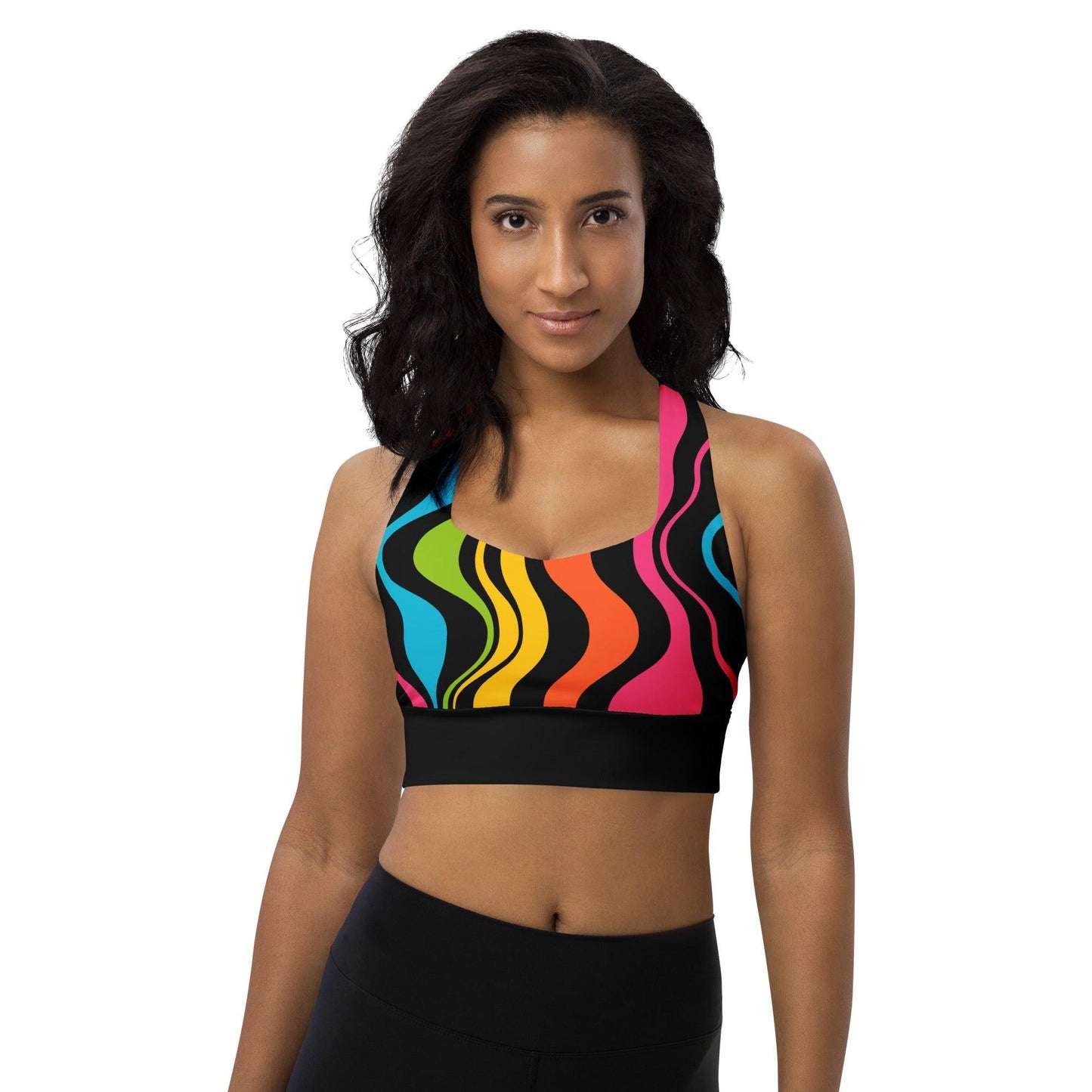 Sports Bra - WAVY rainbow