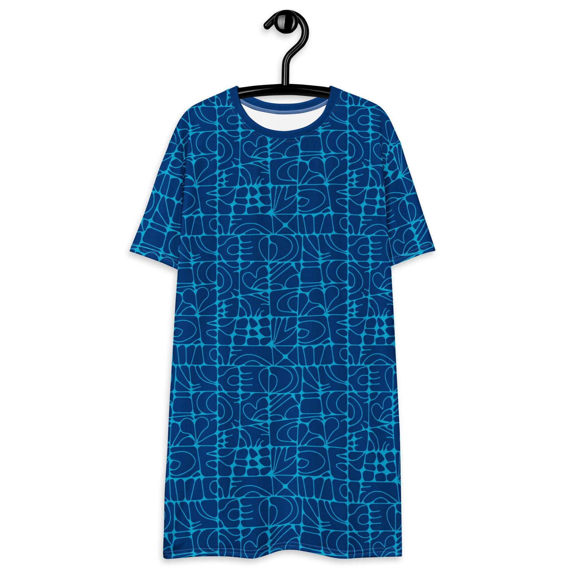 T-Shirt Dress - STONE SPIRIT blue