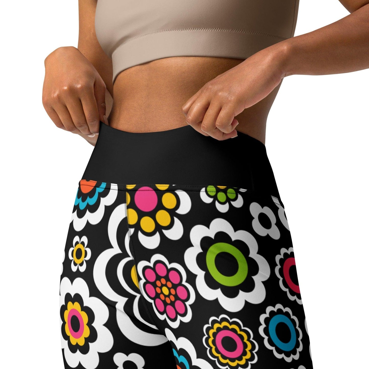 Yoga Leggings -2- SUGAR BLOOM
