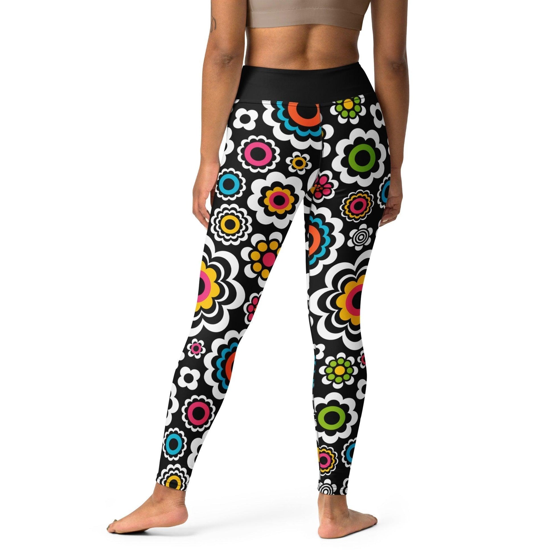 Yoga Leggings -2- SUGAR BLOOM