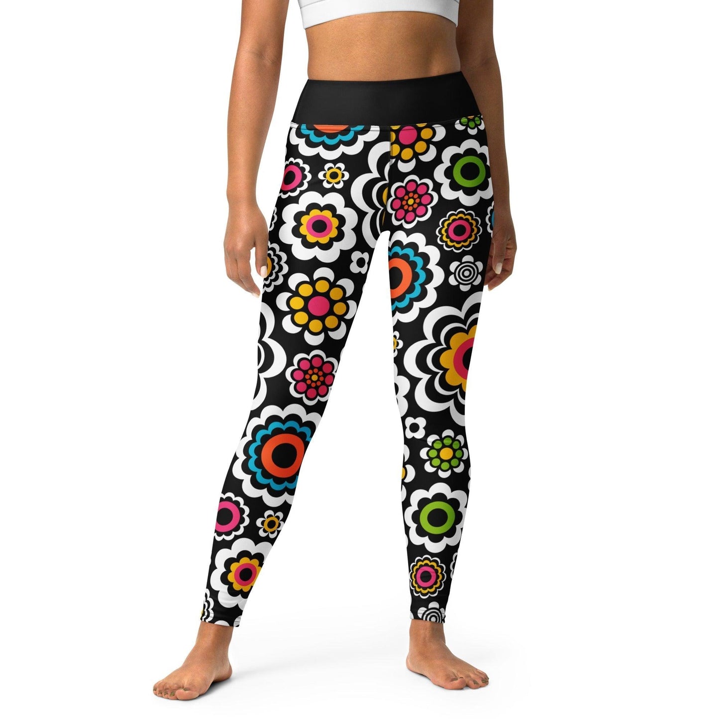 Yoga Leggings -2- SUGAR BLOOM