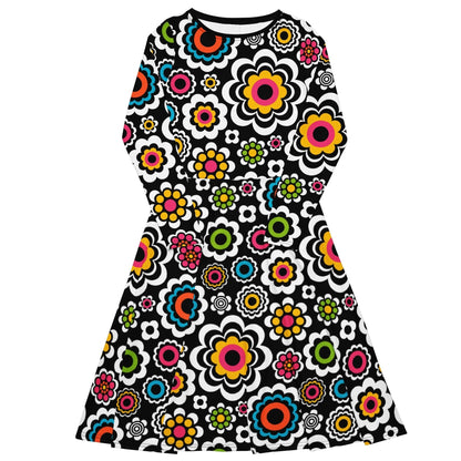 Midi Dress - SUGAR BLOOM