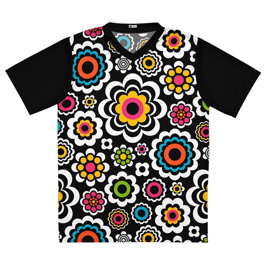 Sports Jersey - SUGAR BLOOM - Playful candy flowers print 6XL
