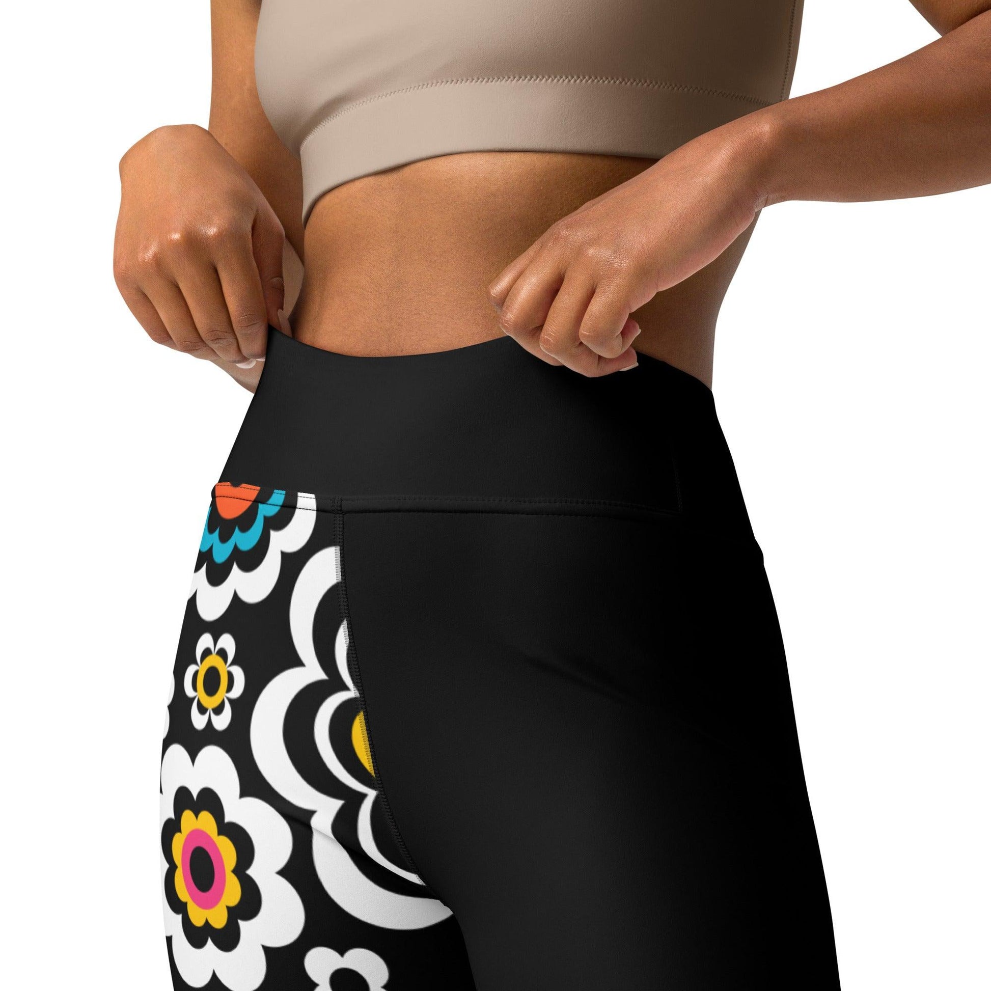 Yoga Leggings - SUGAR BLOOM