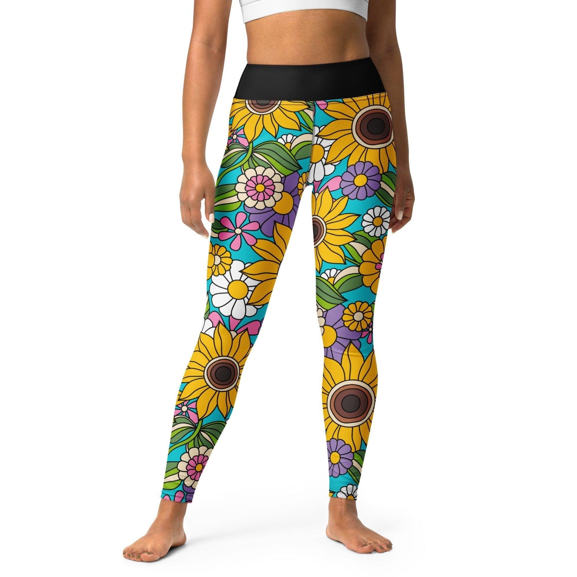 Yoga Leggings -2- SUNDANCE turquoise