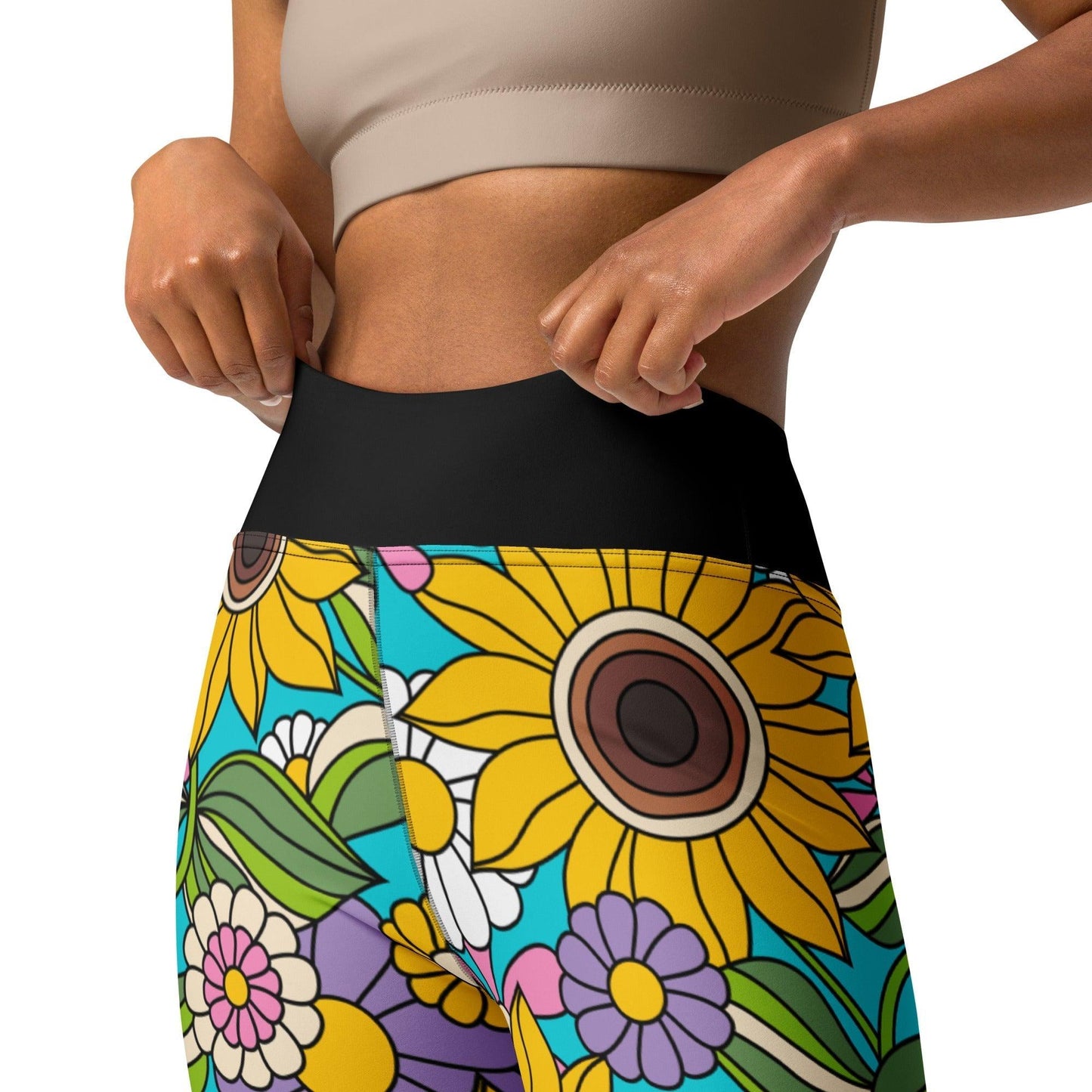 Yoga Leggings -2- SUNDANCE turquoise