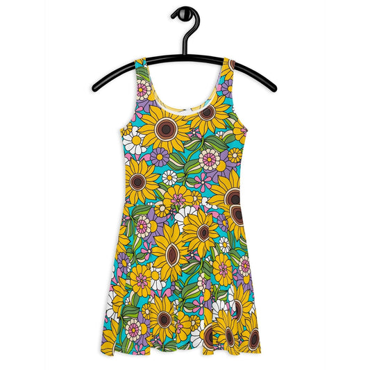 Skater Dress - SUNDANCE turquoise