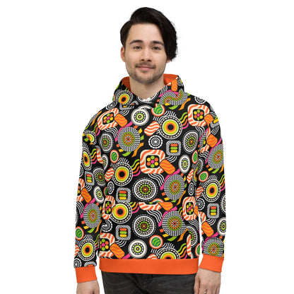 Hoodie - SUSHIPOPS - Colorful sushi print
