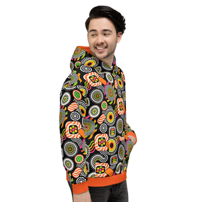 Hoodie - SUSHIPOPS - Colorful sushi print 6XL