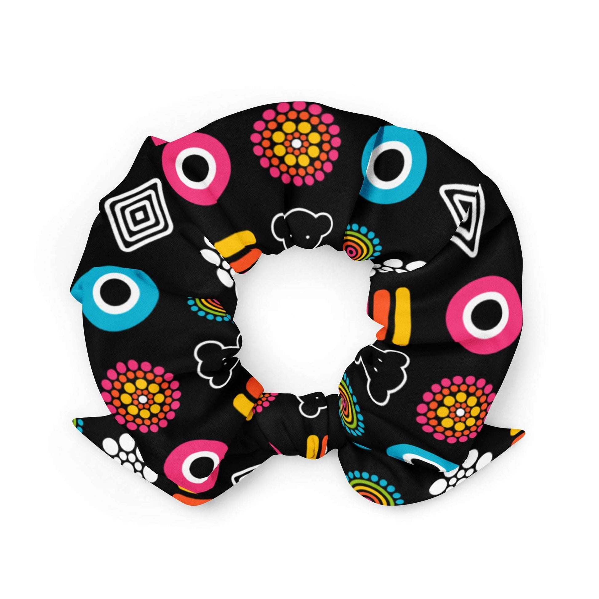Scrunchie - SWEET CANDY - Colorful Candy Print