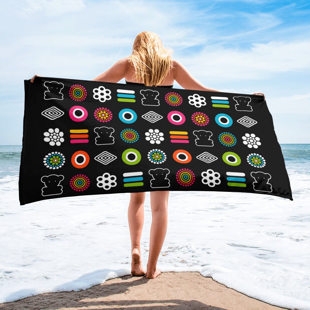 Towel - SWEET CANDY - Colorful Candy Print