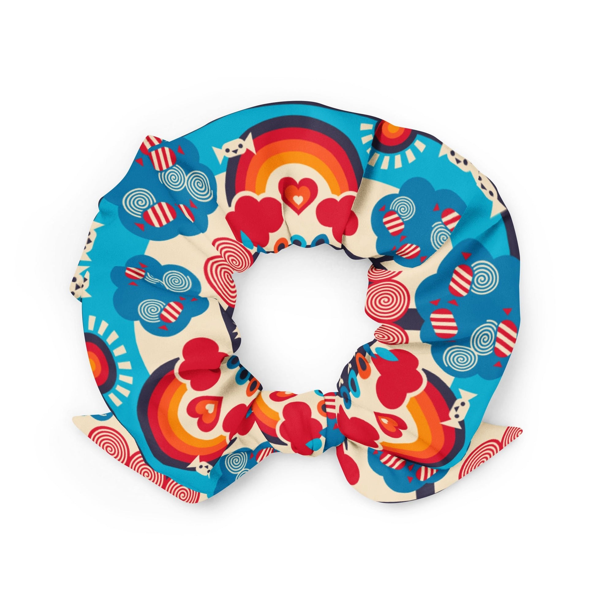 Scrunchie - SWEET DAYS blue