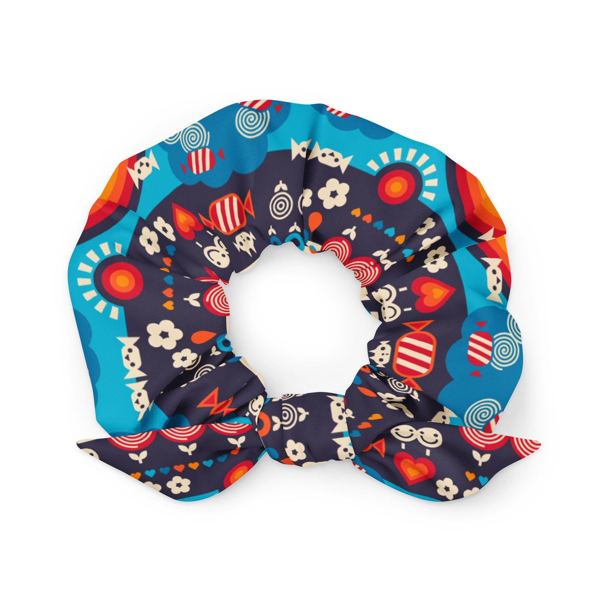 Scrunchie - SWEET DAYS blue