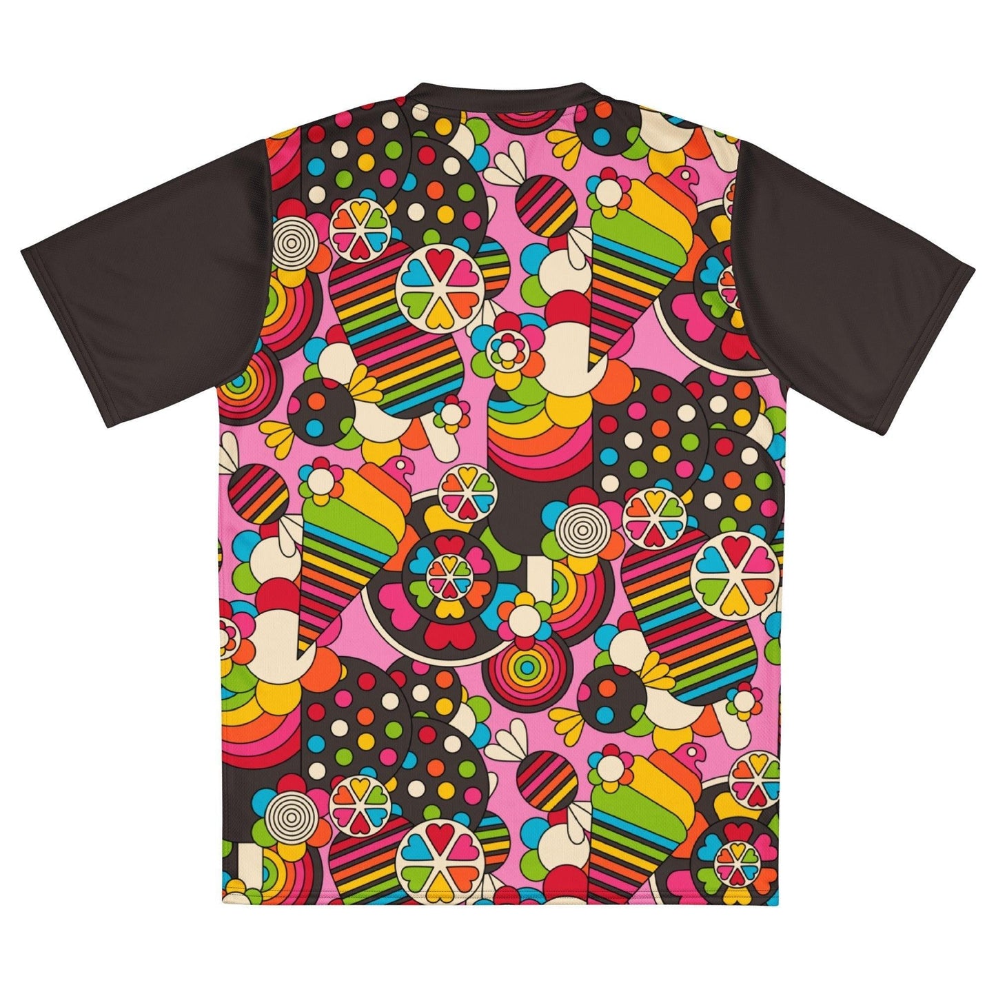 Sports Jersey - SWEET FREAK pink - Playful sweet treats print