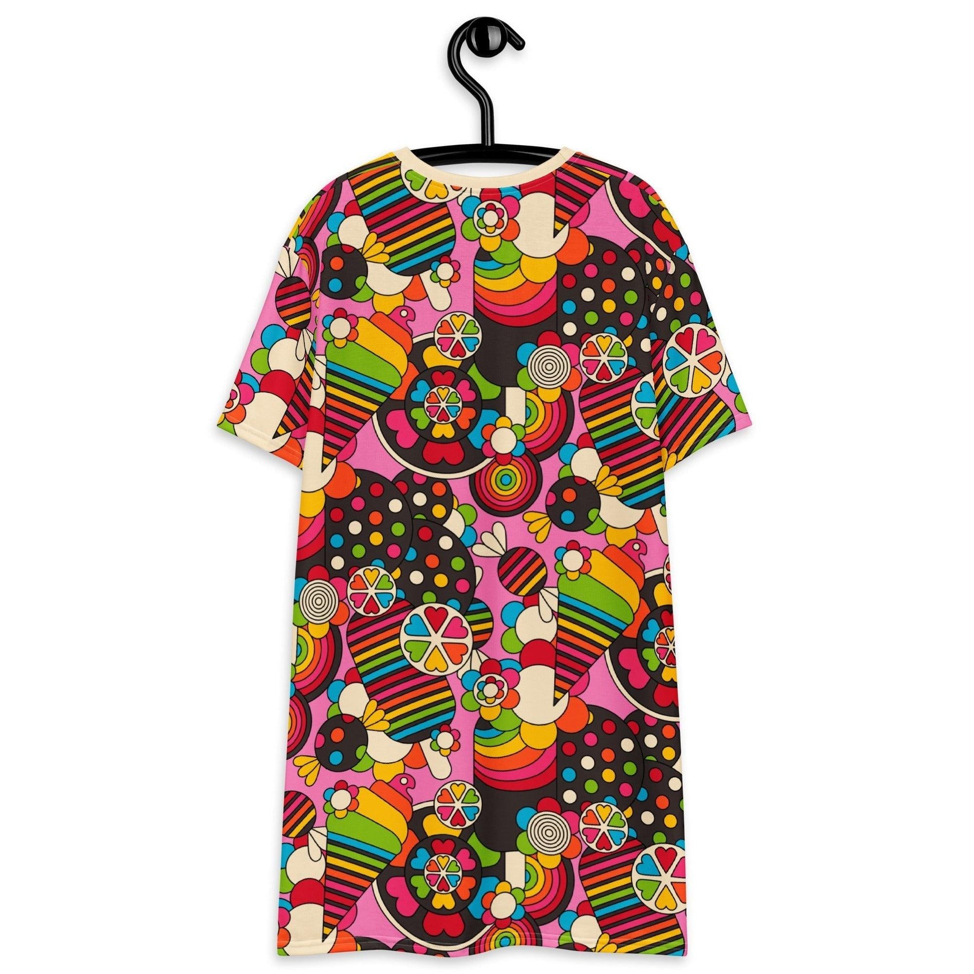 T-Shirt Dress - SWEET FREAK pink