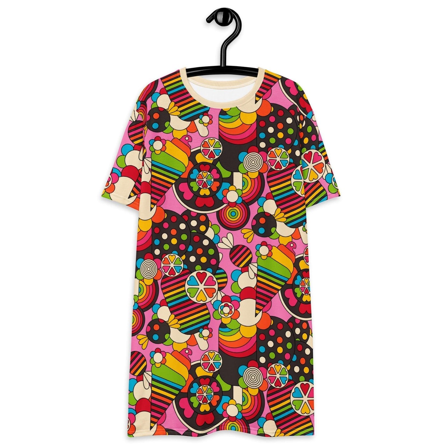T-Shirt Dress - SWEET FREAK pink