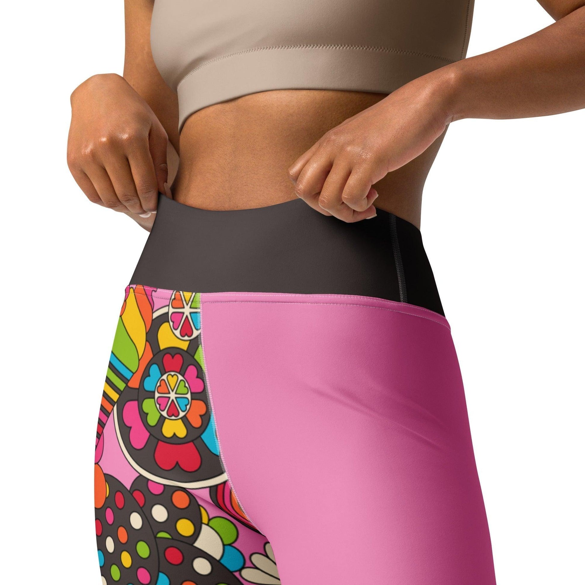 Yoga Leggings - SWEET FREAK pink