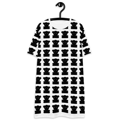 T-Shirt Dress - SWEET TEDDY bw
