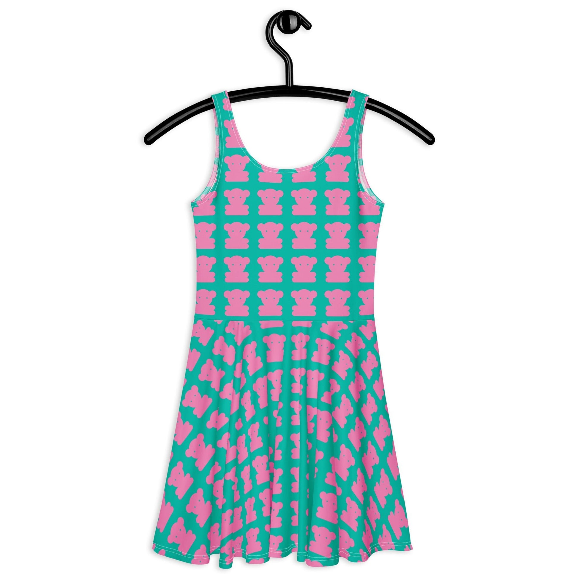 Skater Dress - SWEET TEDDY pink mint