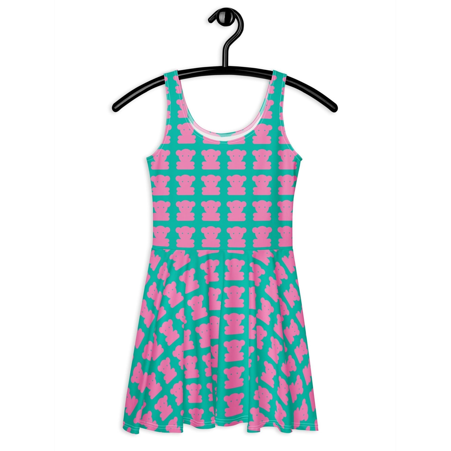 Skater Dress - SWEET TEDDY pink mint