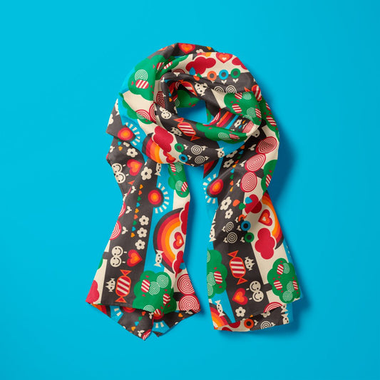 Scarf - SWEET DAYS - Vintage candy print