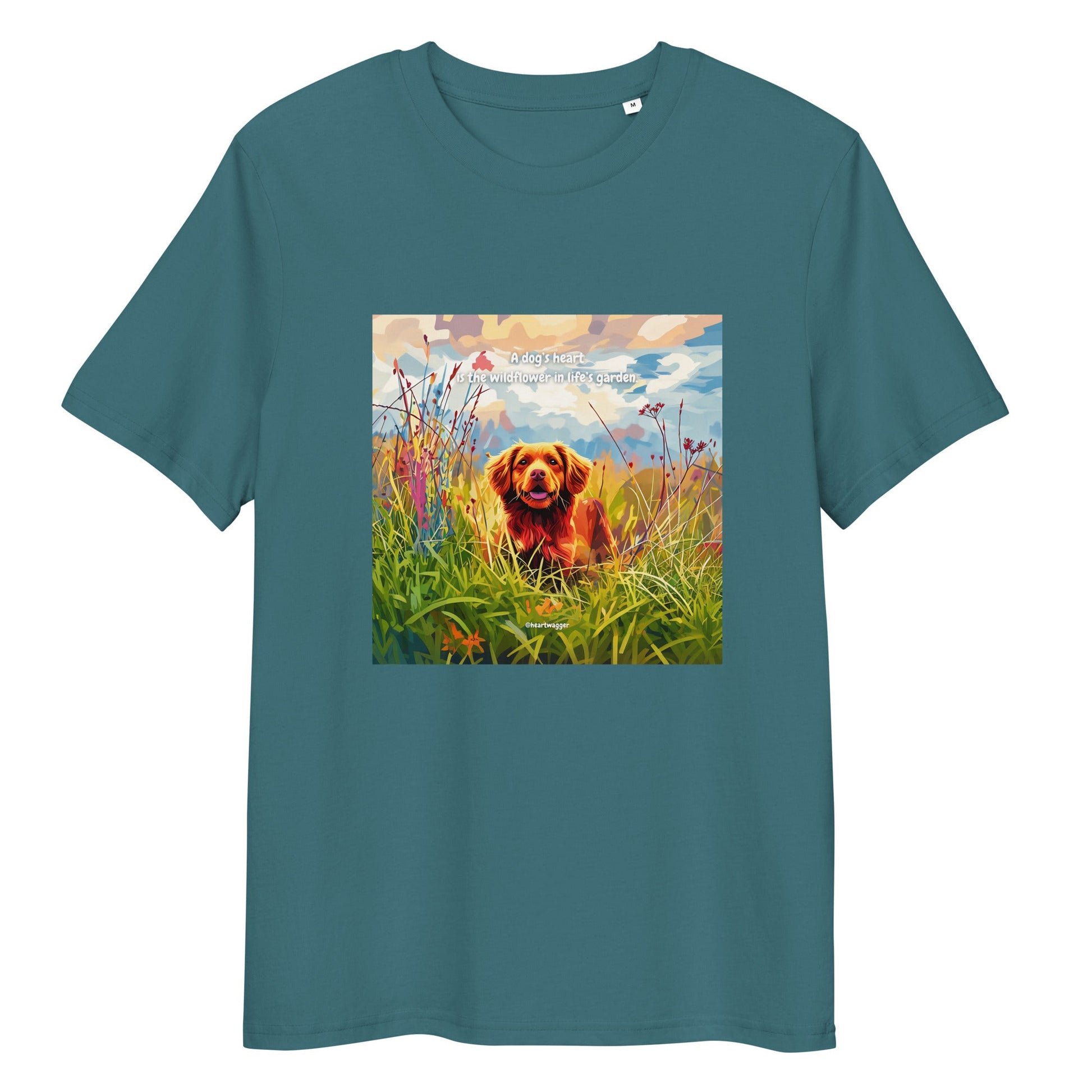 T-Shirt - A dog’s heart is the wildflower in life’s garden Stargazer