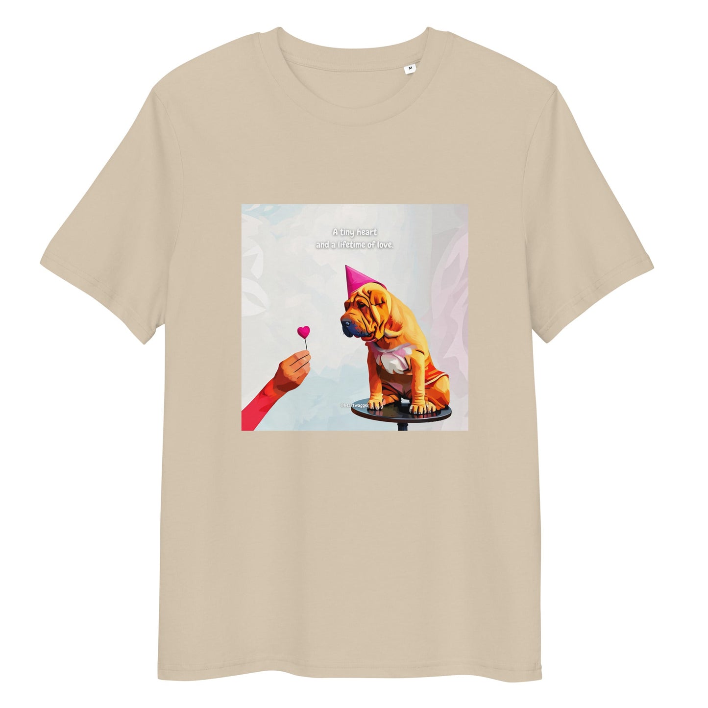 T-Shirt - A tiny heart and a lifetime of love Desert Dust