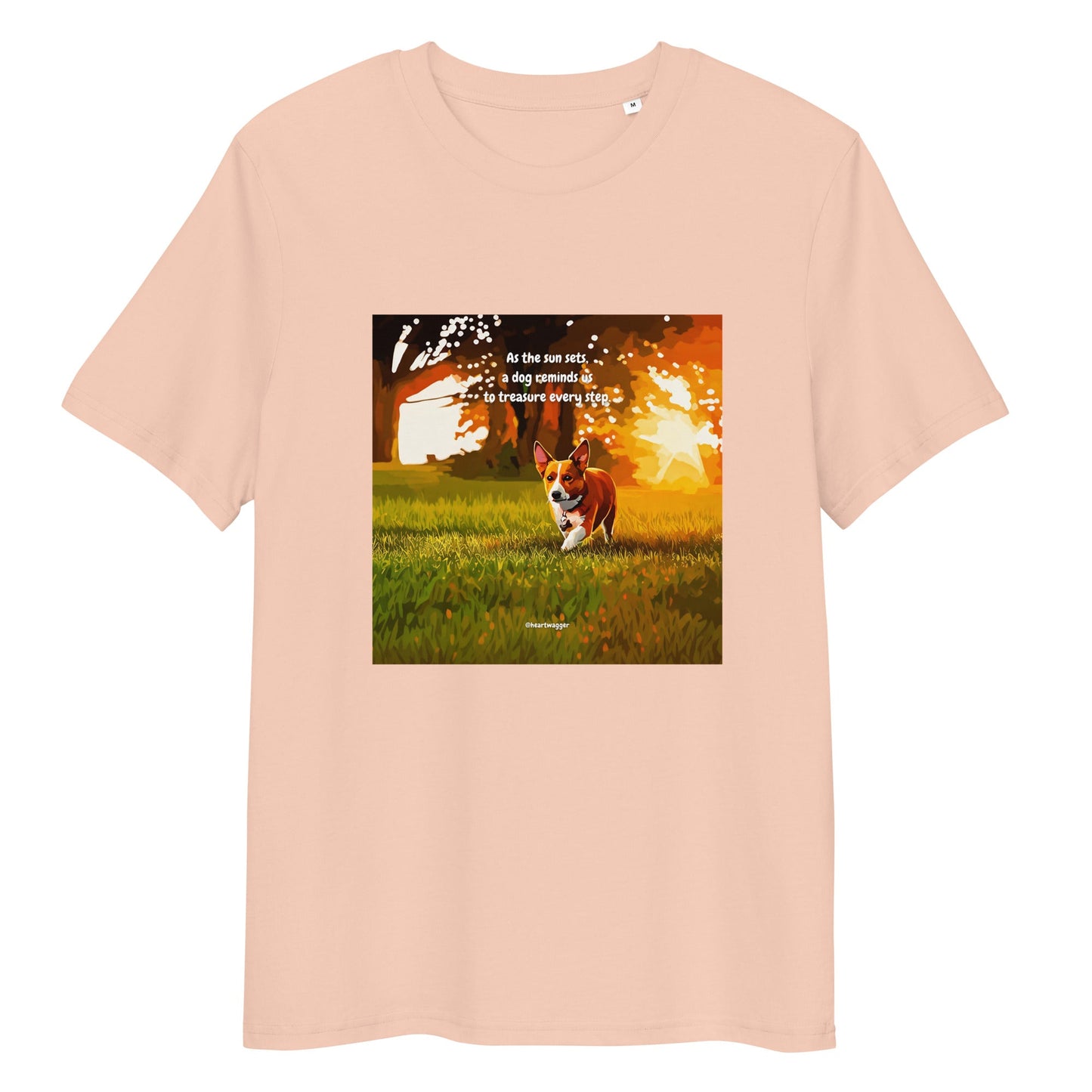 T-Shirt - As the sun sets, a dog reminds us to treasure every step Fraiche Peche