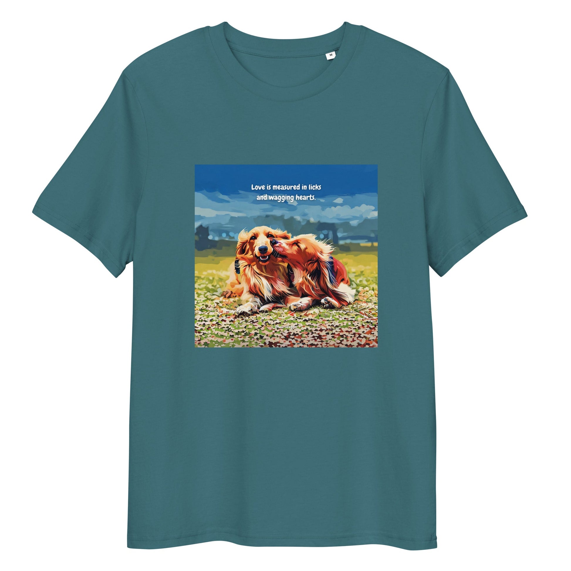 T-Shirt - Love is measured in licks and wagging hearts Stargazer