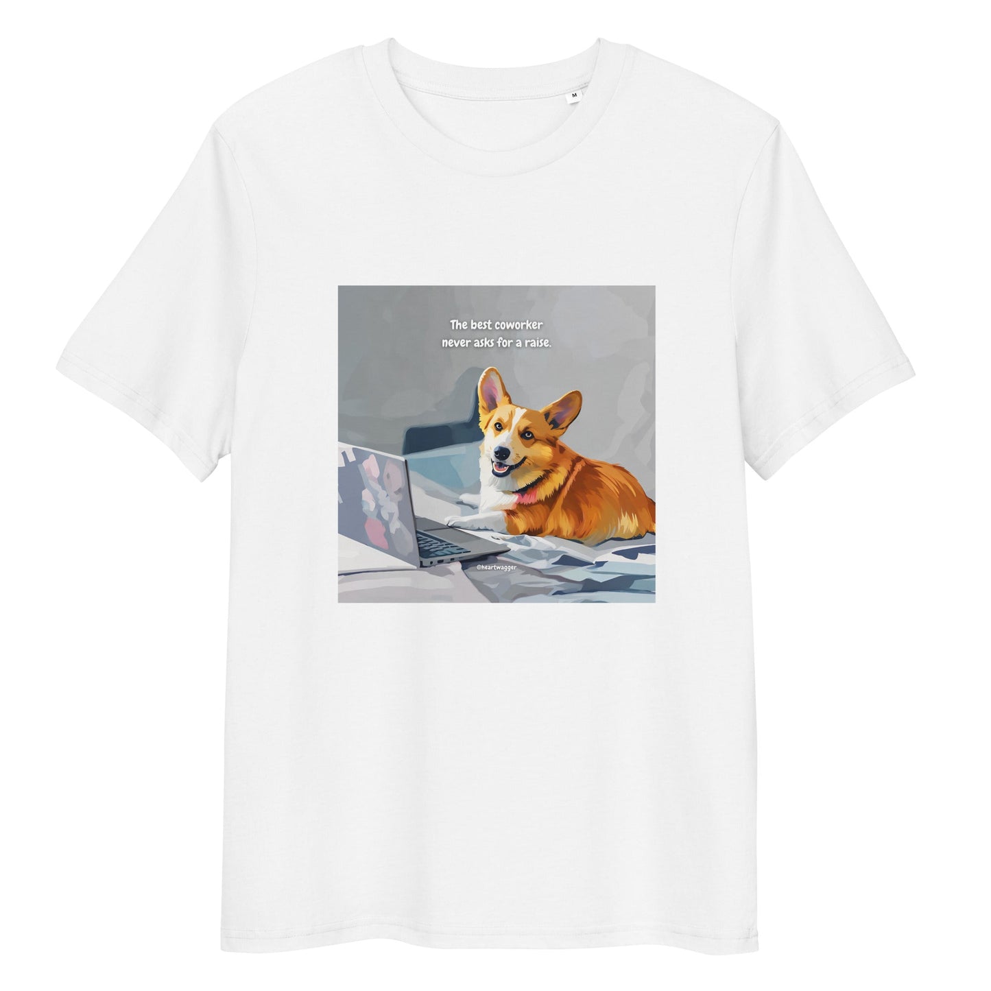 T-Shirt - The best coworker never asks for a raise White