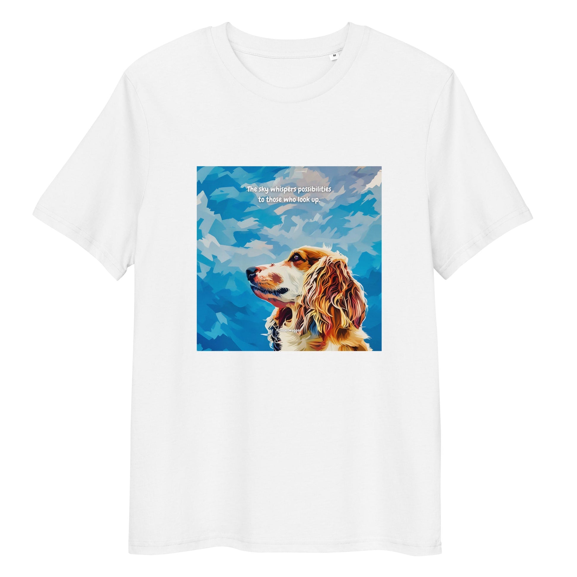 T-Shirt - The sky whispers possibilities to those who look up White