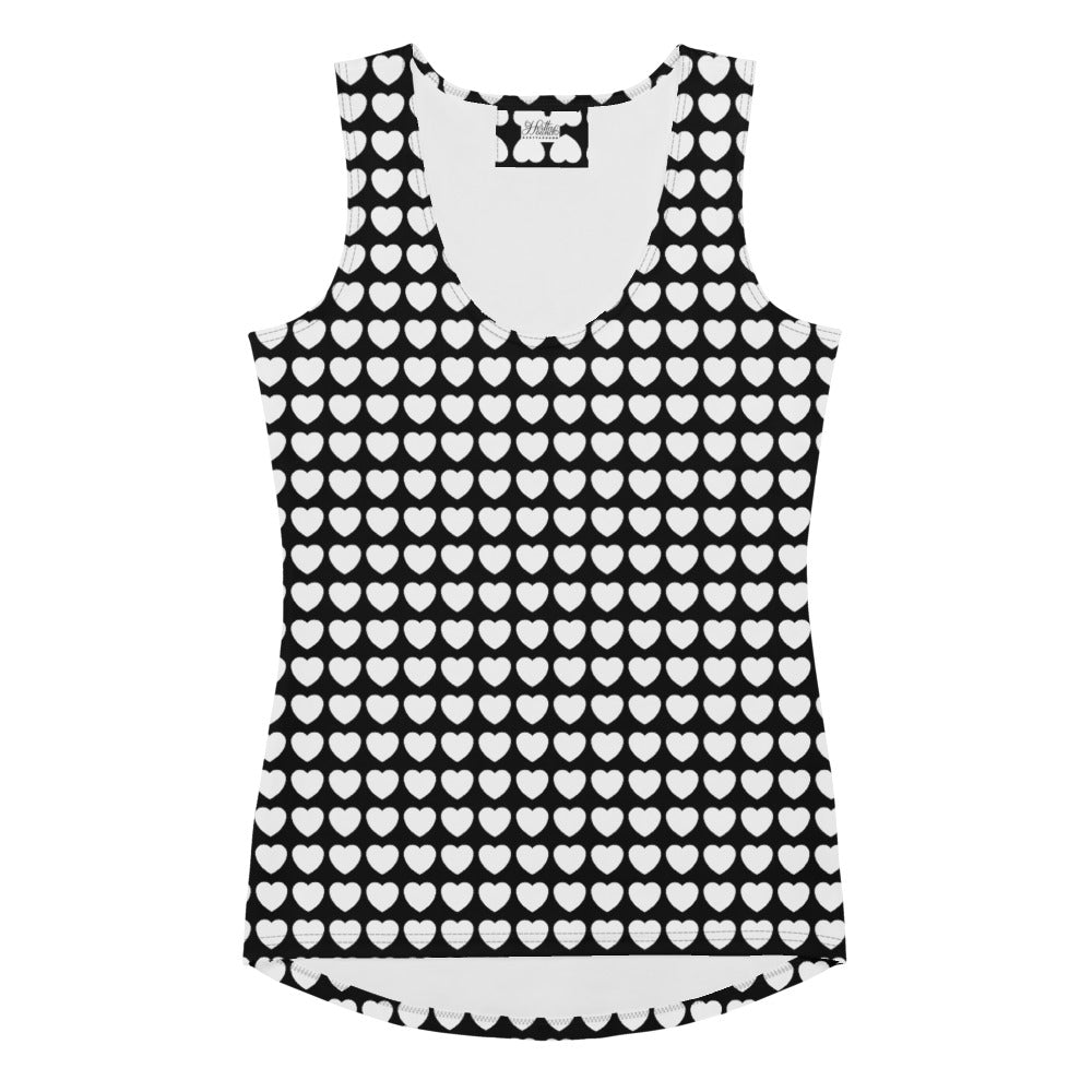 Tank Top - HERTTAHOUND HEARTS bw