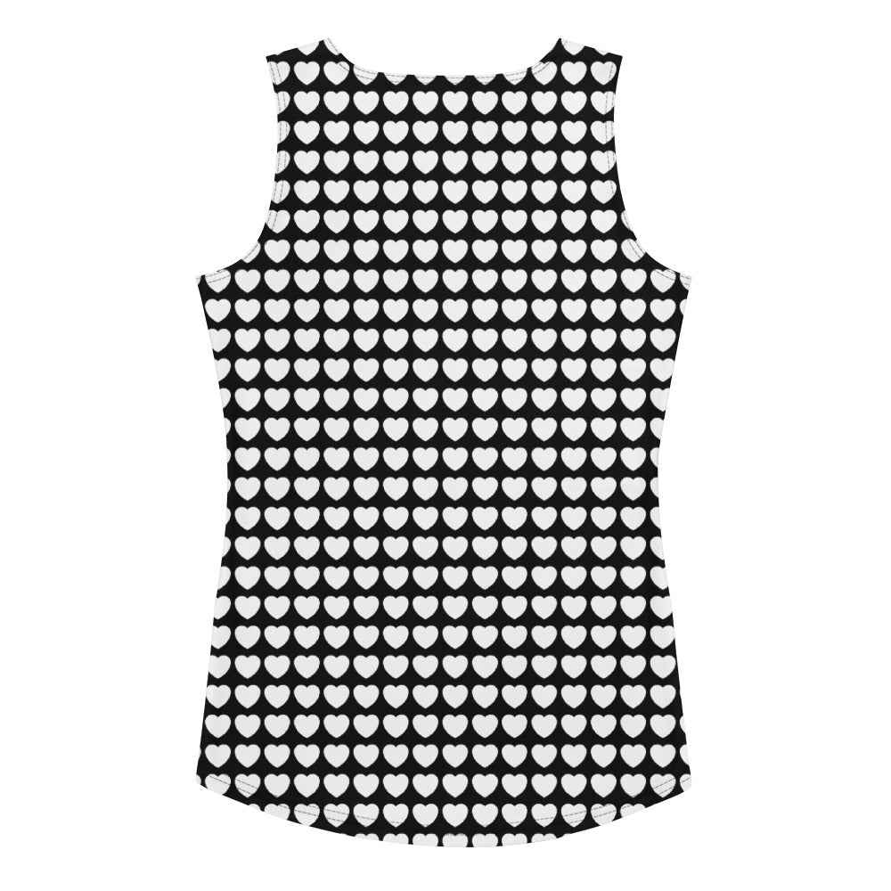Tank Top - HERTTAHOUND HEARTS bw