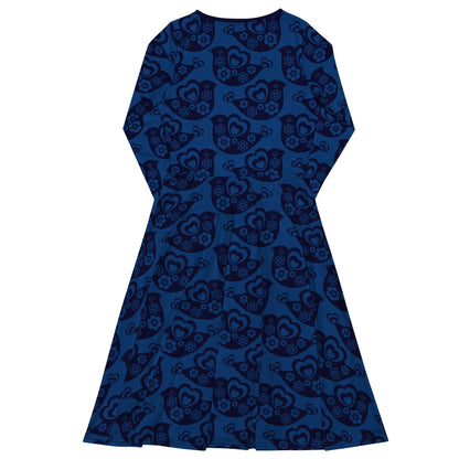 Midi Dress - TWEET LOVE dark blue