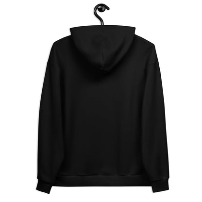 Hoodie - UNIQUE black (just unicorns) - Unicorns and rainbows print
